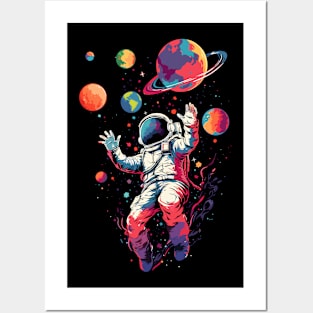 Astronaut Outer Space Gifts Men Kids Women Funny Space Posters and Art